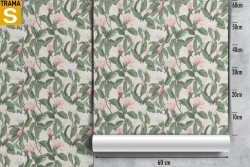 Carta da Parati Design e Stili Flora e Fauna Fiori Foglie Natura