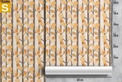 Carta da Parati Bambini Flora e Fauna Decorazioni e Pattern Alberi Paesaggi