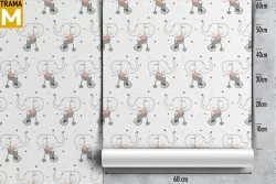 Carta da Parati Animali uccelli Decorazioni e Pattern Personaggi e Cartoni