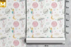 Airplane Rockets Hot Air Balloons Wallpaper Decorations and Patterns