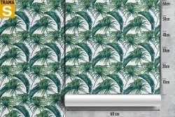Wallpaper Design and Styles Flora and Fauna Tropical Leaves