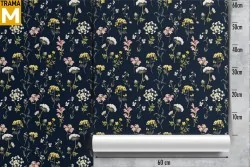 Vintage Nature Flowers Wallpaper