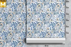 Carta da Parati Foglie Natura Vintage