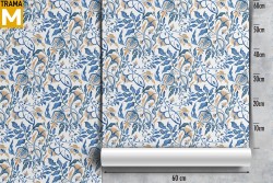 Vintage Nature Leaves Wallpaper