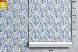 Wallpaper Design and Styles Flora and Fauna Leaves Nature Vintage