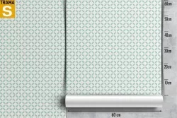 Carta da Parati Design e Stili Geometrica Vintage