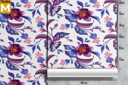 Carta da Parati Fiori Moderna Natura