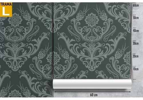 Carta da Parati decorazione fregi inglesi vintage. 2