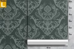 Vintage English friezes wallpaper decoration.
