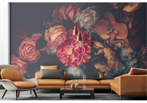 Wallpaper composition flowers roses 2