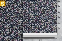 Carta da Parati Design e Stili Flora e Fauna Fiori Foglie Natura Vintage