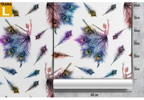 Fantasy ballerina wallpaper decoration for children. 2