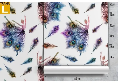 Fantasy ballerina wallpaper decoration for children. 2