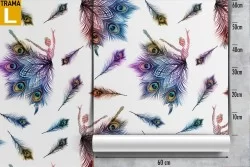 Fantasy ballerina wallpaper decoration for children.