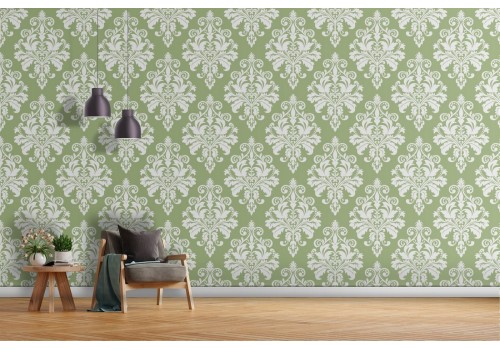 Classic vintage English wallpaper decoration.