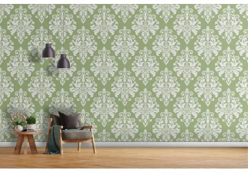 Classic vintage English wallpaper decoration.