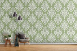 Classic vintage English wallpaper decoration.