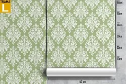 Classic vintage English wallpaper decoration.