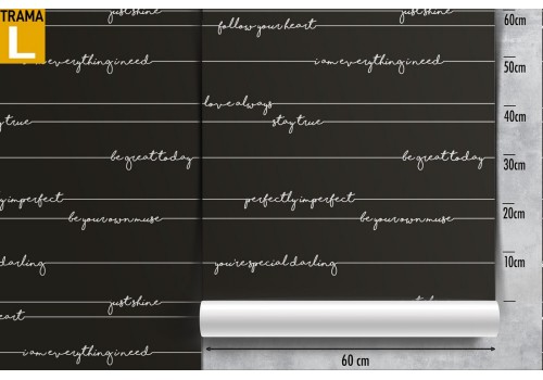 Wallpaper with modern design in cursive writing. 2