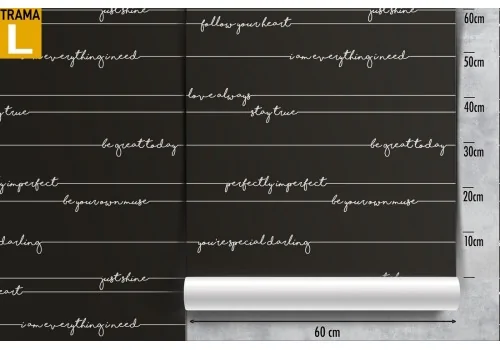 Wallpaper with modern design in cursive writing. 2