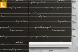 Carta da Parati scritte corsivo design moderno.