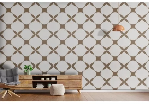 Carta da Parati decorazione geometrica anni '50.