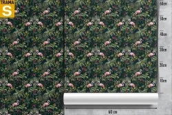 Wallpaper Design and Styles Flora and Fauna Animals Abstract Leaves Tropical Nature