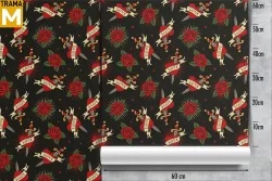 Modern Wallpaper Flowers Writings