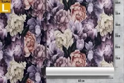 Pink flowers nature decoration wallpaper.