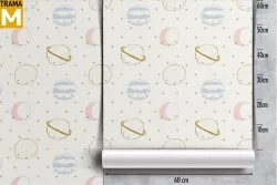 Wallpaper Decorations and Patterns Space and Planets