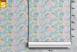 Carta da Parati Design e Stili Flora e Fauna Fiori Natura Vintage