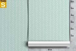 Carta da Parati Design e Stili Righe e Onde Vintage