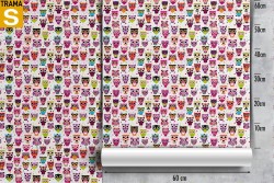 Carta da Parati Bambini Animali uccelli Decorazioni e Pattern