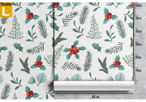 Carta da Parati natura foglie natale pattern. 2