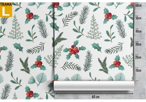 Carta da Parati natura foglie natale pattern. 2