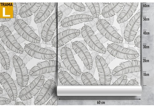 Wallpaper stylized feathers pattern design. 2
