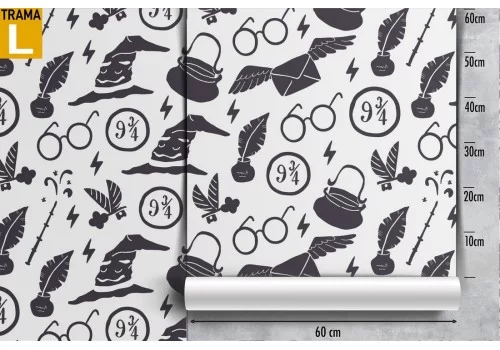 Carta da Parati Harry Potter pattern. 2
