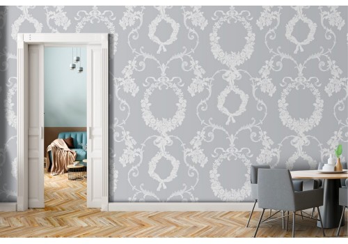 Vintage English design wallpaper.