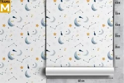 Wallpaper Decorations and Patterns Space and Planets