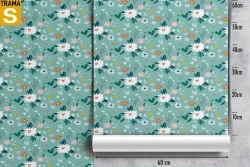 Carta da Parati Design e Stili Flora e Fauna Fiori Natura Vintage