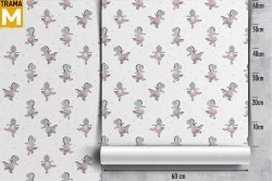 Wallpaper Animals Birds Decorations and Patterns Princesses and Dancers