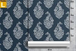 Carta da Parati fiori decorazione mandala.