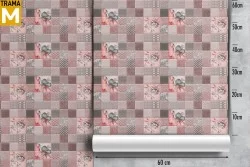 Geometric Vintage Tile Wallpaper