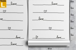 Modern cursive LOVE wallpaper.
