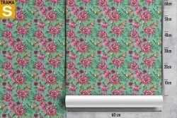 Carta da Parati Design e Stili Flora e Fauna Fiori Natura