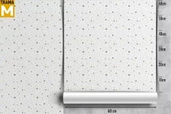 Carta da Parati Decorazioni e Pattern Righe e A pois Spazio e Pianeti