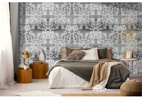 Vintage geometric wallpaper designs.