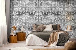 Vintage geometric wallpaper designs.