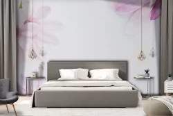 Carta da Parati Orientale zen Natura Fiori