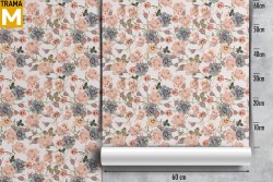 Vintage Nature Flowers Wallpaper